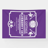 ブルーベリージャム売り 横断幕 (横)