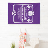 ブルーベリージャム売り 横断幕 (インサイチュ)