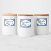 ブルーベリージャム フードラベル (ボトル)