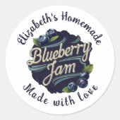 ブルーベリージャム ラウンドシール (正面)