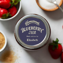 ブルーベリージャム ラウンドシール