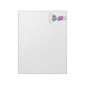 ブルーベリージュースカッコいいドリンク果実メモ帳 ノートパッド (回転)