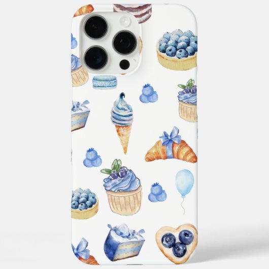 ブルーベリースイーツ Case-Mate iPhoneケース (裏面)
