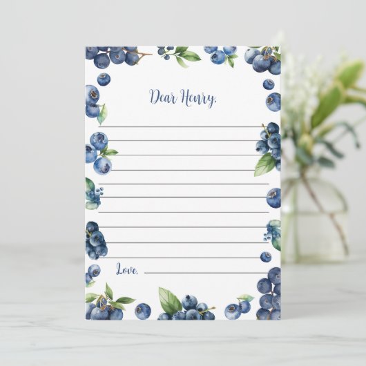 ブルーベリースウィートビットラデーノートタイムカプセルカード サンキューカード (スタンド正面)