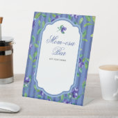 ブルーベリースウィートベビーシャワーモモモザバー 台座サイン (インサイチュ)