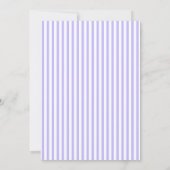 ブルーベリースウィート秋ベビーシャワー 招待状 (裏面)