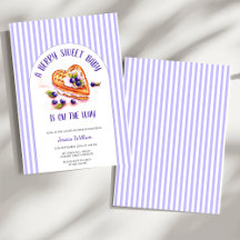 ブルーベリースウィート秋ベビーシャワー