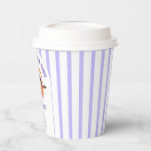 ブルーベリースウィート秋ベビーシャワー 紙コップ (左)