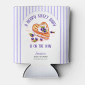 ブルーベリースウィート秋ベビーシャワー 缶クーラー (正面)