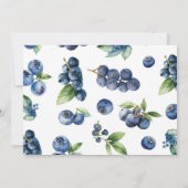 ブルーベリースウィート1stバースデーフォトサンキューカード サンキューカード (裏面)