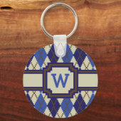 ブルーベリースコーンアーガイルキーチェーン キーホルダー (正面)