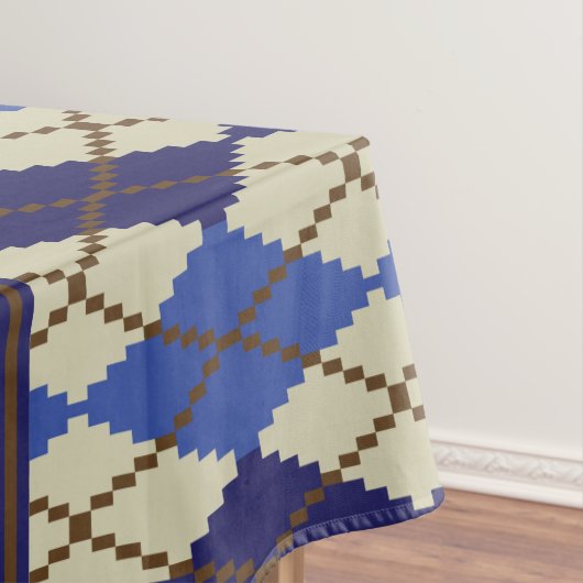 ブルーベリースコーンアーガイルテーブルクロス テーブルクロス (インサイチュ)