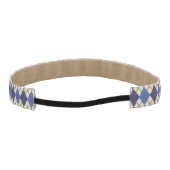 ブルーベリースコーンヘアーガイルッドバンド アスレチックヘッドバンド (裏面)