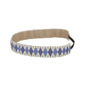 ブルーベリースコーンヘアーガイルッドバンド アスレチックヘッドバンド (右)