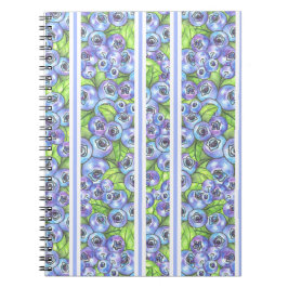 ブルーベリーストライプ類 ノートブック