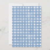 ブルーベリーストロベリースイートベビーシャワー 招待状 (裏面)