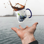 ブルーベリースプラッシュマグ マグカップ