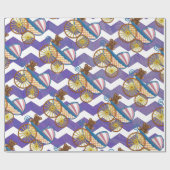 ブルーベリースミアベビー物 ラッピングペーパー (フラット)