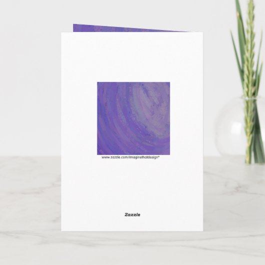 ブルーベリースメアとブラックモノグラム カード (裏面)