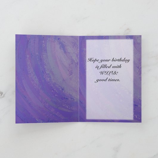 ブルーベリースメアとブラックモノグラム カード (内部)