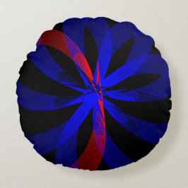 ブルーベリーセンターアクセントラウンドピロー ラウンドクッション