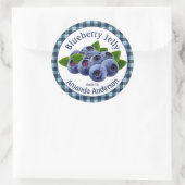 ブルーベリーゼリープライド3"サークルフードラベル ラウンドシール (バッグ)