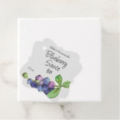 ブルーベリーソースホームメイドフルーツキャニングジャーラベル フェイバータグ (インサイチュ)