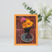 ブルーベリータルト&フラワーズ ポストカード (スタンド正面)