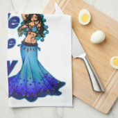 ブルーベリーダンサー キッチンタオル (四つ折り)