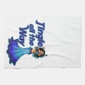 ブルーベリーダンサー キッチンタオル (横)