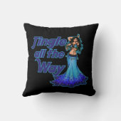 ブルーベリーダンサー クッション (裏面)