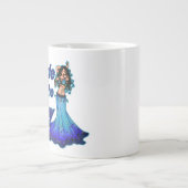 ブルーベリーダンサー ジャンボコーヒーマグカップ (正面)