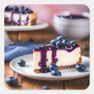 ブルーベリーチーズケーキ スクエアシール