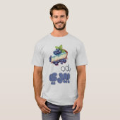 ブルーベリーチーズケープンبلوببري تشيز كيك بالعربي Tシャツ (正面フル)