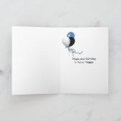 ブルーベリーハッピーバースデー カード (内部)