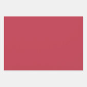 ブルーベリーハートと赤いちご ラッピングペーパーシート (正面3)