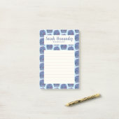 ブルーベリーバスケットの食料品店To-Doリスト ポストイット (デスク上)