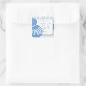 ブルーベリーバンプベビーシャワー優先ステッカー スクエアシール (バッグ)