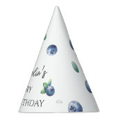 ブルーベリーバースデーパーティーベリースイートウォーターカラー パーティーハット (右)