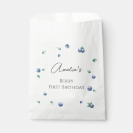 ブルーベリーバースデーパーティーベリースイートウォーターカラー フェイバーバッグ