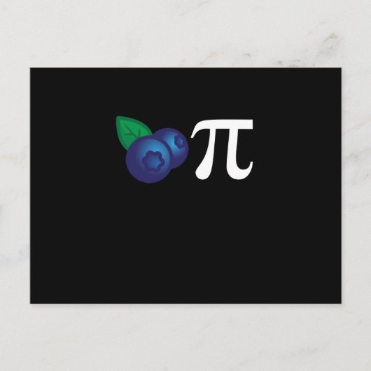 ブルーベリーパイブルーベリーイーターベリー恋人 ポストカード (正面)