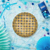 ブルーベリーパイホームメイドピクニック7月4日 ペーパープレート (パーティー)