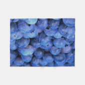 ブルーベリーパイル フリースブランケット (正面(横))