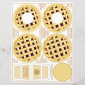 ブルーベリーパイ感謝祭フレーム名座席表 (正面)