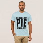 ブルーベリーパイ男の男性のTシャツ Tシャツ (正面フル)