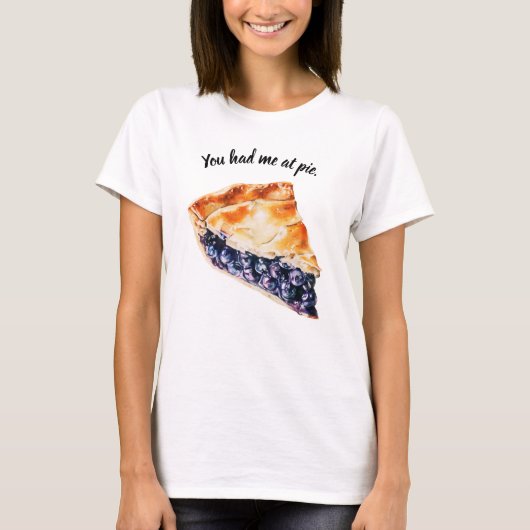 ブルーベリーパイ Tシャツ (正面)