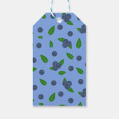 ブルーベリーパターンギフトラベル ギフトタグ (裏面)