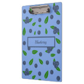 ブルーベリーパターンクリップボード クリップボード (左)