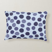 ブルーベリーパターン アクセントクッション (裏面)