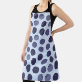 ブルーベリーパターン エプロン (インサイチュ)